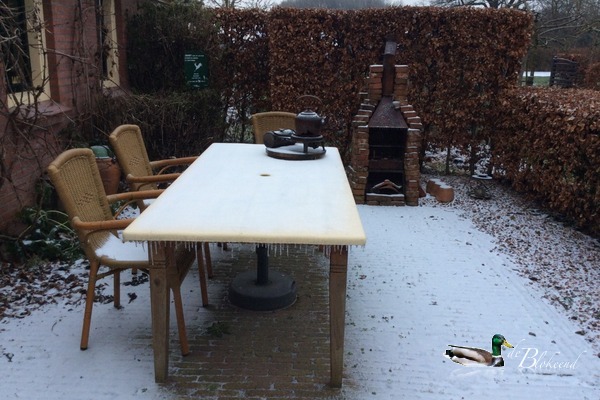 1e sneeuw en ijzel in Oudeschans