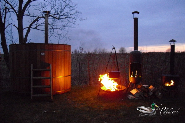 Buitenkoken en badderen,wat een feest!